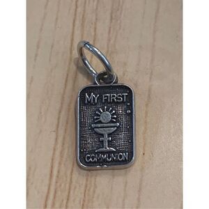 My First Communion Sterling Silver Jewelry Charm